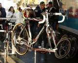 Nys' bike on display. © Dan Seaton Sven Nys' Colnago Cross Prestige bike on display. © Dan Seaton