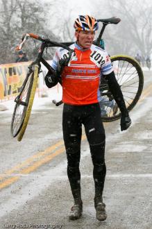 Deep ruts in the course caused many rolled tubulars