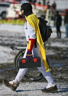 Pit Crews show their spirit