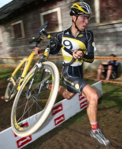 Jeremy Powers flies over the hurdles at the Rad Racing GP. by Andrew Yee Jeremy Powers flies over the hurdles at the Rad Racing GP. by Andrew Yee