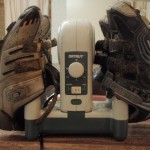 A typical post-race hotel scene: 'Cross shoes, lingering mud, Dry Guy, coffee pot © Josh Liberles A typical post-race hotel scene: 'Cross shoes, lingering mud, Dry Guy, coffee pot © Josh Liberles