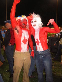 Candian Fans - by Sean Horita