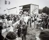 Godfather of Koppenbergcross, Peter Van Den Abeele, winning the race.  photo: courtesy