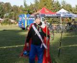 Mr. Cyclocross, Joe Martin, brought out his crown and big stick for the day.  © Kenton Berg