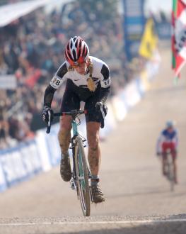 Rachel Lloyd, riding in the top ten, photo by Joe Sales
