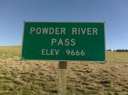 Powder River Pass via a ‘cross bike with gear