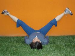 Supine Groin Stretch