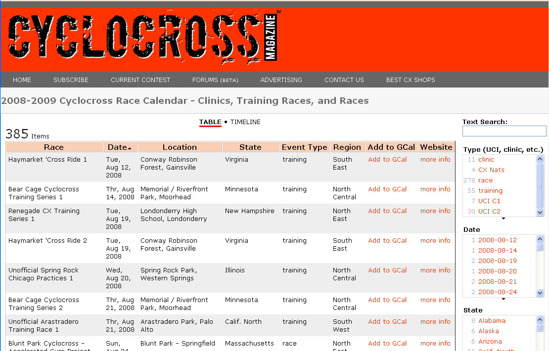 Cyclocross Magazine Launches Comprehensive Cyclocross Calendar - Cyclocross Magazine - Cyclocross and Gravel News, Races, Bikes, Media Cyclocross Magazine Launches Comprehensive Cyclocross Calendar - Cyclocross Magazine - Cyclocross and Gravel News, Races, Bikes, Media