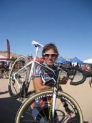 Thomas Frischknecht Tries Out His New Scott Addict cyclocross bike