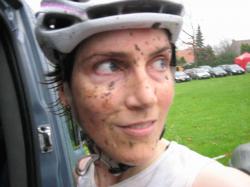 Christine Vardaros after Asper-Gavere Super Prestige Cyclocross Race