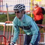 Molly Cameron pre-riding at the Zolder World Cup, by Niels Dewitt