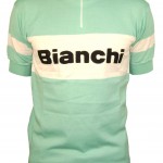 Bianchi's retro wool jersey in celeste arrives in time for 'cross.