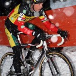 Sven Nys was superior in the historic snow-filled Kalmthout World Cup. © Bart Hazen