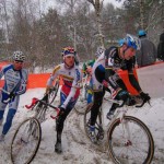 Erwin Verveck will race his final Belgian National Championships. He raced well at Kalmthout in the snow. © Inge Schenck