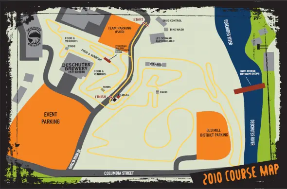 2010 USAC Cyclocross Nats Course map