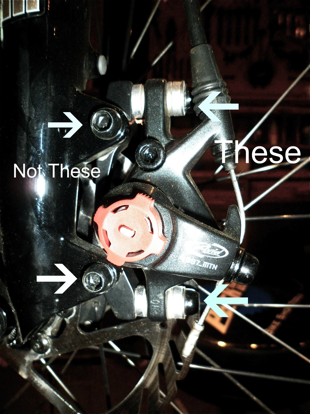 adjusting shimano disk brakes