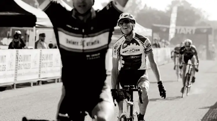 The triumph of winning, and the "heartbreak" of defeat. © Vantage Velo