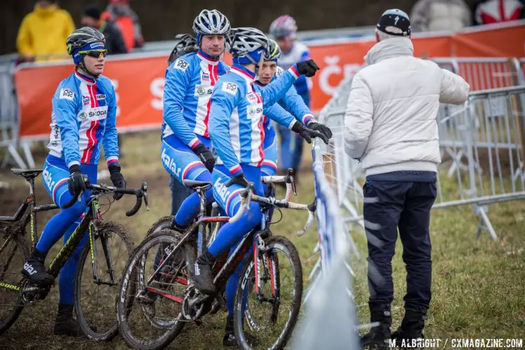 The Czech team has had the chance to ride this course for five years now. © Mike Albright / Cyclocross Magazine