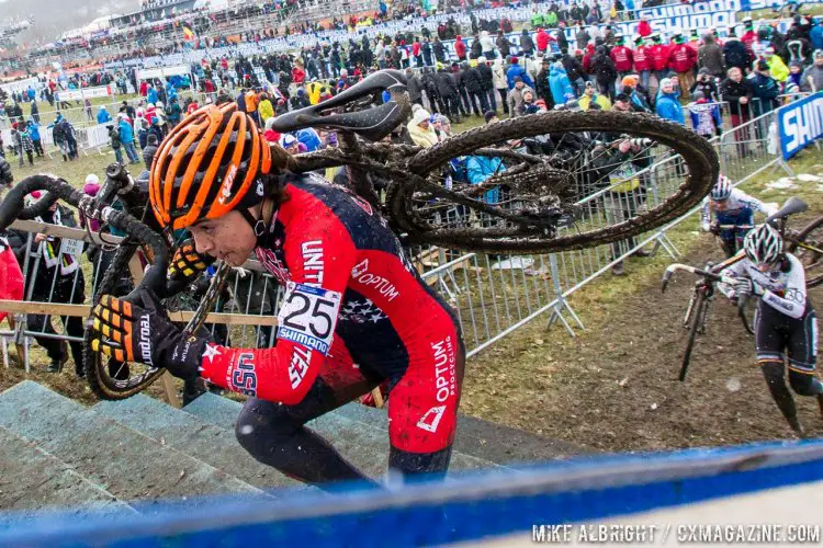 Crystal Anthony shows her teaching sabbatical paid off with a 25th place - Elite Women - 2015 Cyclocross World Championships © Mike Albright / Cyclocross Magazine