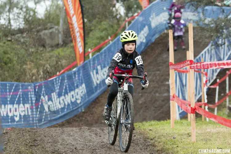 Carden King's winning ride and bike - Junior 9-10, 2015 Cyclocross National Championships. © Cyclocross Magazine