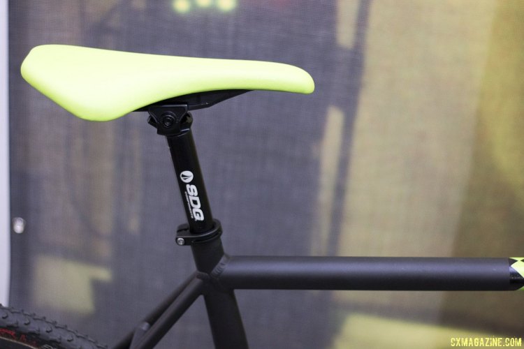 SDG's saddle and post on the Zen Bike Co. Cross bike. NAHBS 2015. © Cyclocross Magazine