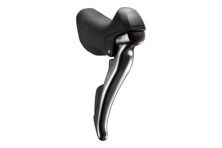 Levers bring over the hood profile of the higher Shimano groups. © Shimano