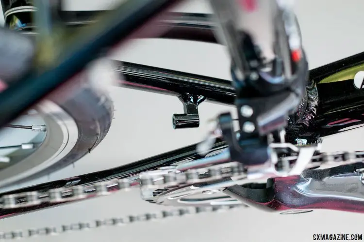 Trek Bikes' KRX offers a neat little fender mount behind the bottom bracket. © Cyclocross Magazine