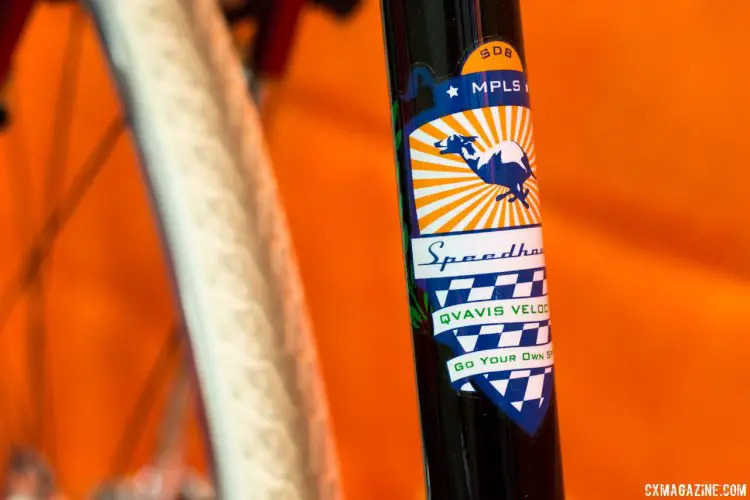 Speedhound builds its Only One framesets in Minneapolis from OX Platinum, and comes in five stock sizes. © Cyclocross Magazine