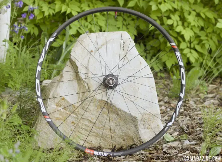 Stan’s NoTubes Neo Hubs and new carbon rims at Press Camp 2015. © A. Reimann / Cyclocross Magazine