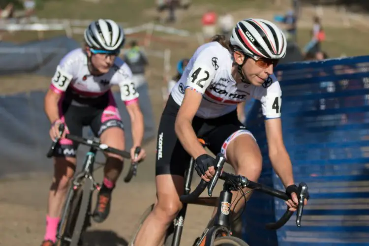 Young Ellen Noble sat on Wyman's wheel, no small feat for the talented emerging talent. Photo by Todd Prekaski