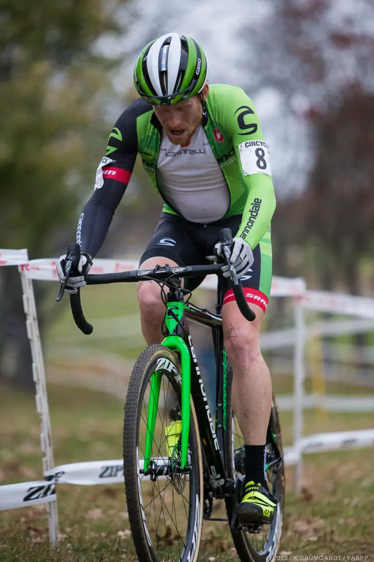 Hyde finished second on the day, and Cannondale p/b Cyclocrossworld.com had three racers in the top ten.