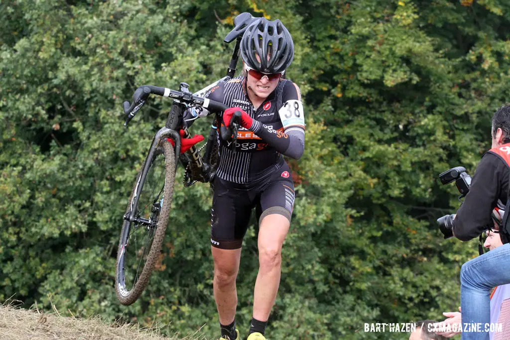 Amanda Miller rode to an impressive fifth place finish. © Bart Hazen