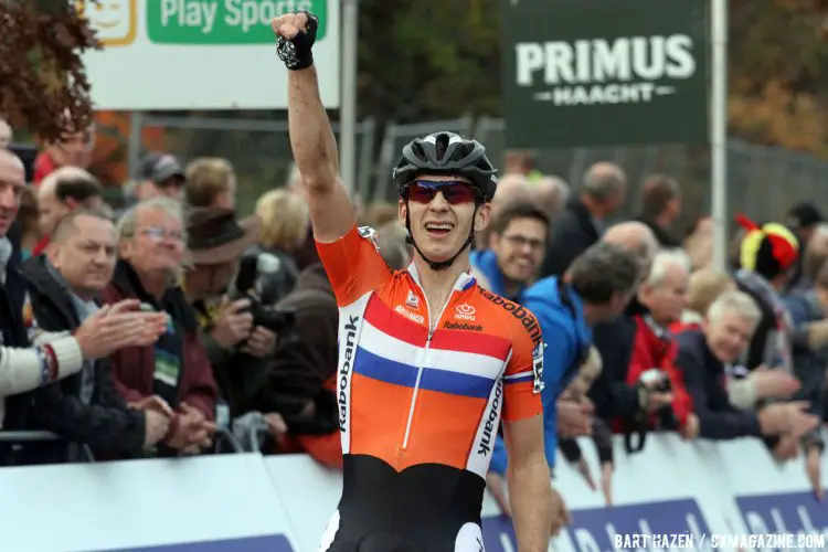 Lars van der Haar, your new European Cyclocross Champion. © Bart Hazen