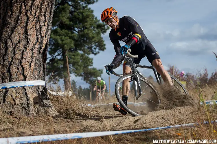 Many of the turns were loose and dusty due to lack of any recent rain. © Matthew Lasala