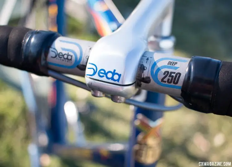 While they now to offer oversized handlebars and threadless stems, Deda is still equipped on Merckx bikes to this day. © Cyclocross Magazine