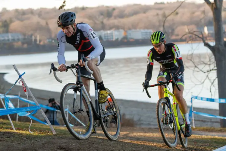McNicholas and Martin holding on to the leaders. © Todd Prekaski