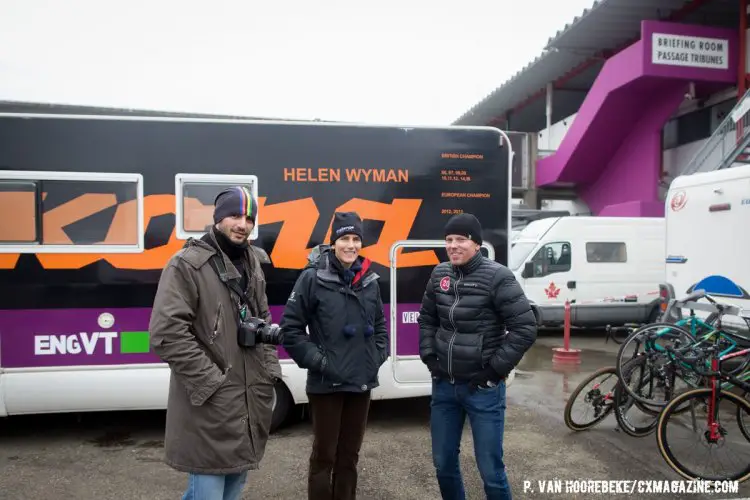 More friendly faces on course inspection day. 2016 UCI Cyclocross World Championships. © P. Van Hoorebeke/Cyclocross Magazine