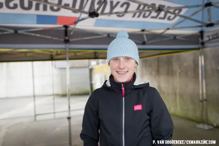 Pavla Havlikova. Course Inspection. 2016 UCI Cyclocross World Championships. © P. Van Hoorebeke/Cyclocross Magazine