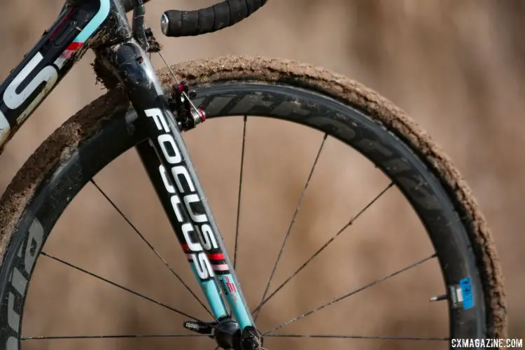 Ellen Noble's Focus Mares 2016 Cyclocross National Championships bike. © Cyclocross Magazine