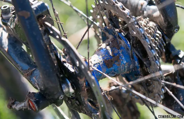 Chris King hubs laced to the ENVE Twenty9 XC Carbon wheels. 2016 Cyclocross Nationals. © Cyclocross Magazine