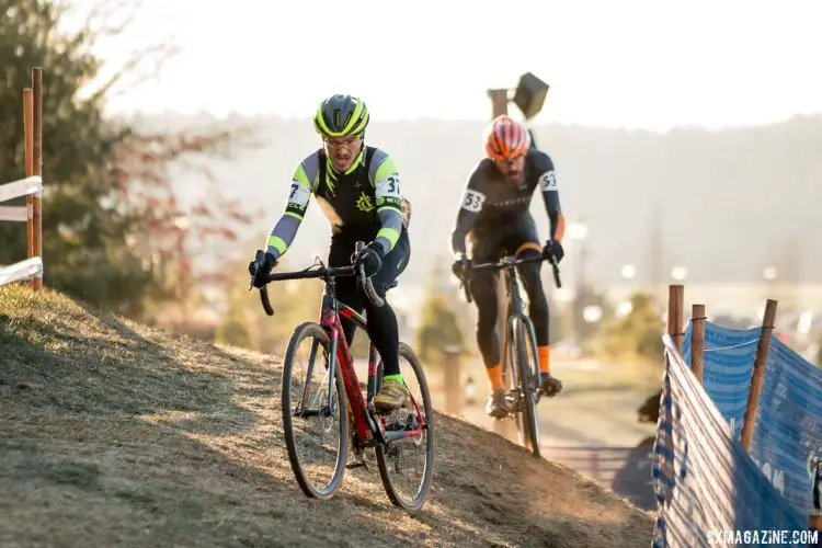 Westley Richards had another strong, aggressive Masters 30-34 race at Nationals after being the aggressor in 2015. 2016 Cyclocross National Championships. © Cyclocross Magazine