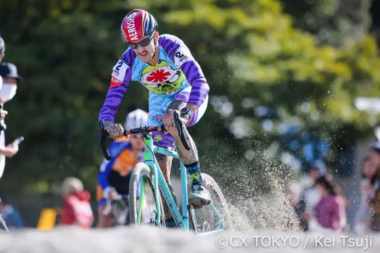 Ben Berden on his way to fourth place. © CX Tokyo / Kei Tsuji