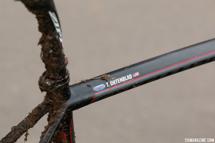 Tobin Ortenblad's 2016 Cyclocross National Championships bike. © Cyclocross Magazine