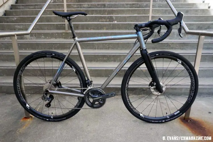 No.22’s all new Drifter gravel bike made its debut at the Sacramento Convention Center during the 12th installment of the North American Handmade Bicycle Show. © Cyclocross Magazine