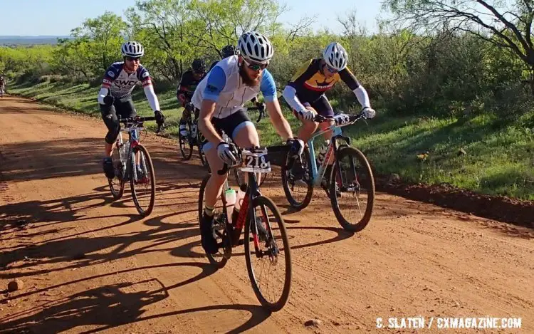 Kolo Promotion's Bryan Voytilla, the man behind the HTFU Roubaix the week prior on course at the 2016 Castell Grind. © Curt Slaten