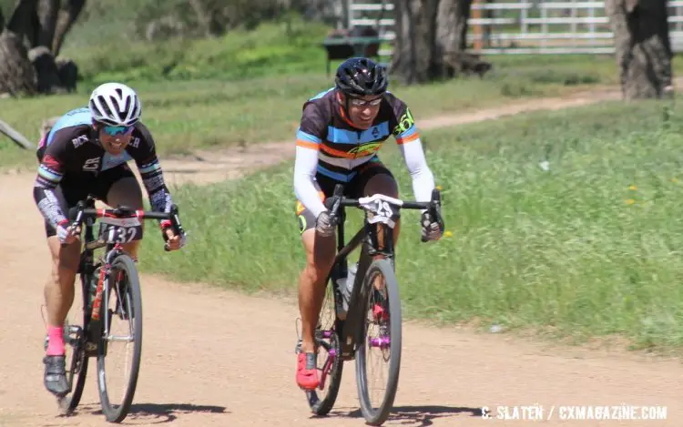 Winding up the sprint for the 100k finish. 2016 Castell Grind. © Curt Slaten