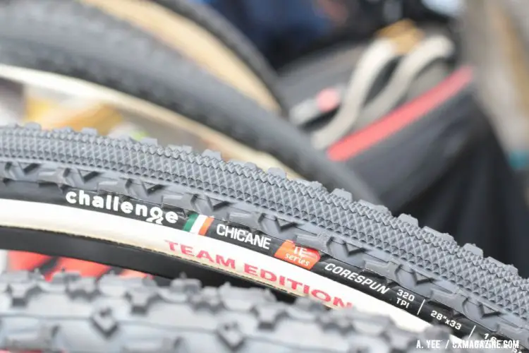 Challenge Tires' new Team Edition Chicane. © Andrew Yee / Cyclocross Magazine