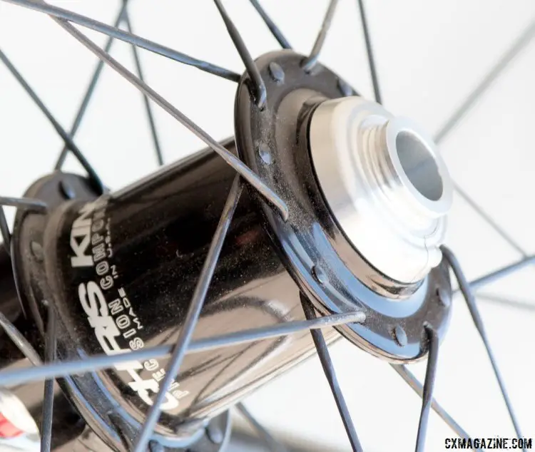 Want Chris King hubs? They're one of three hub options from Knight, for $100 more. Sea Otter Classic 2016. © Cyclocross Magazine