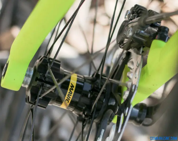 The GT Grade Ultegra carbon gravel bike comes with Mavic Askium wheels. Press Camp 2016. © Cyclocross Magazine