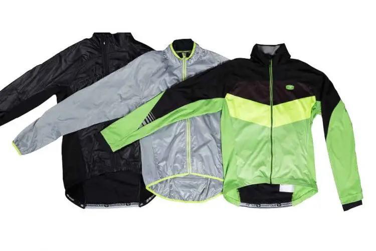 The RSE Alpha ($230 left), RSE (middle, $90) and RS 180 (right, $175) jackets are coming this fall. The Alpha offers lightweight insulation, the RSE is lightweight wind protection that turns into a saddle bag, while the RS 180 offers thermal protection from wind and rain. Press Camp 2016. photo: courtesy